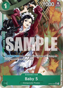 Baby 5 (Full Art) OP04-032 Uncommon Premium Booster -The Best- One Piece Foil NM
