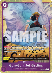 Gum-Gum Jet Gatling (Alternate Art) OP03-072 Premium Booster -The Best- Vol. 2 One Piece Foil NM