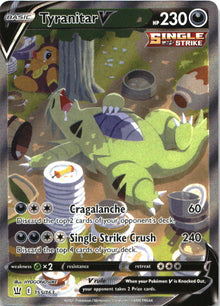 Tyranitar V 155/163 Ultra Rare Battle Styles Pokemon Near Mint