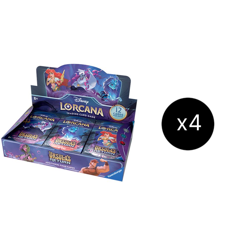 Disney Lorcana: Ursula's Return Booster Box Case None Ursula's Return Lorcana NM