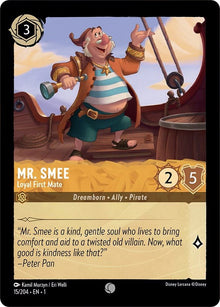 Mr. Smee - Loyal First Mate 15/204 Common The First Chapter Lorcana Near Mint