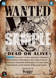 Buggy (051) (Wanted Poster) OP09-051 Emperors in the New World One Piece Foil NM