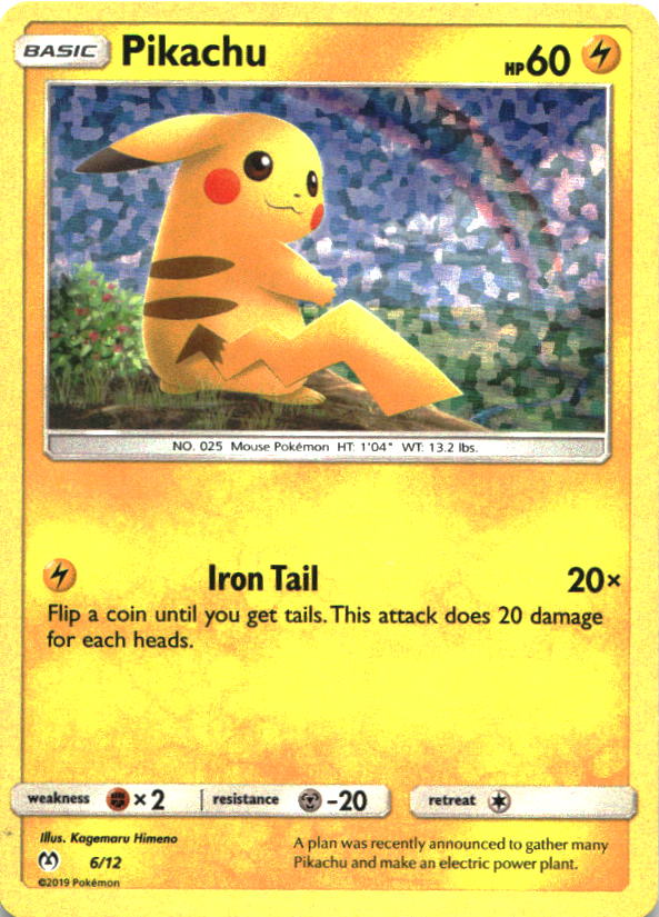 Pikachu (Cracked Ice Holo) 28/073 Holo Common Deck Exclusives Pokemon LP