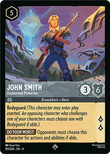 John Smith - Undaunted Protector 193/204 Super Rare Winterspell Lorcana NM