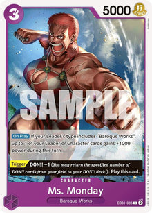 Ms. Monday EB01-035 Common Extra Booster: Memorial Collection One Piece NM
