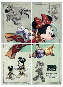 Minnie Mouse - Wide-Eyed Diver Puzzle Insert (Set of 4) Rise of the Floodborn Lorcana NM