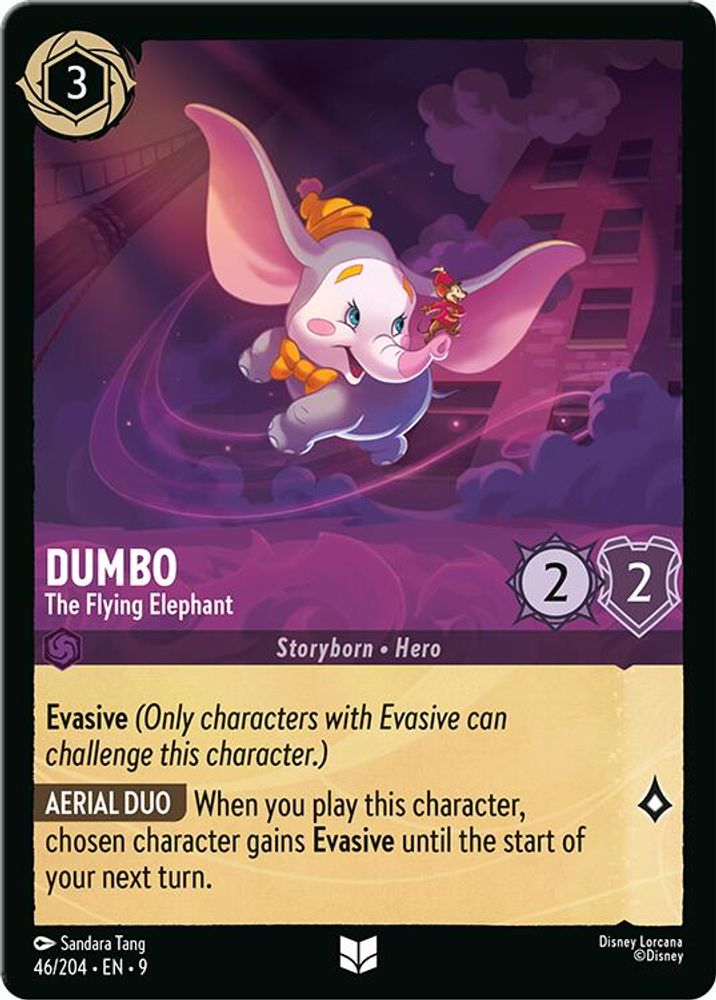 Dumbo - The Flying Elephant 46/204 Uncommon Fabled Lorcana Near Mint