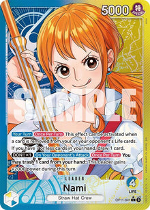 Nami (041) (Alternate Art) OP11-041 A Fist of Divine Speed One Piece Foil NM