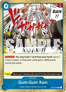 Gum-Gum Rain (Reprint) OP02-068 Premium Booster -The Best- Vol. 2 One Piece Foil NM