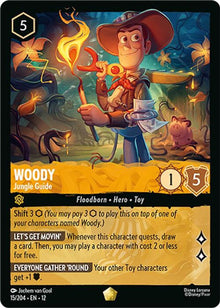 Woody - Jungle Guide 15/204 Legendary Wilds Unknown Lorcana Near Mint