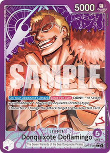 Donquixote Doflamingo OP14-060 Leader The Azure Sea's Seven One Piece Foil NM