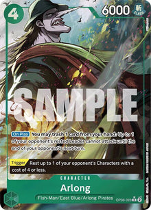 Arlong (Full Art) OP06-023 Rare Premium Booster -The Best- One Piece Foil NM