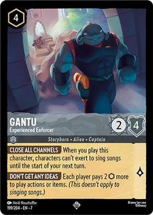 Gantu - Experienced Enforcer 199/204 Super Rare Archazia's Island Lorcana NM