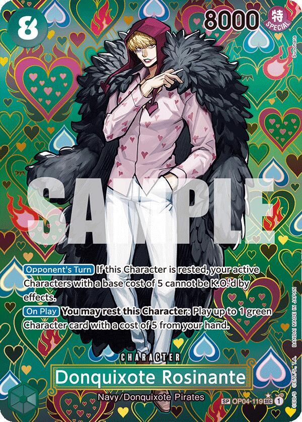 Donquixote Rosinante (SP) OP04-119 Emperors in the New World One Piece Foil NM