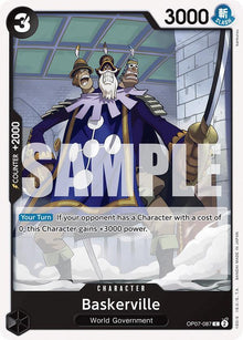 Baskerville OP07-087 Common 500 Years in the Future One Piece Near Mint