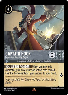 Captain Hook - Captain of the Jolly Roger 173/204 The First Chapter Lorcana NM