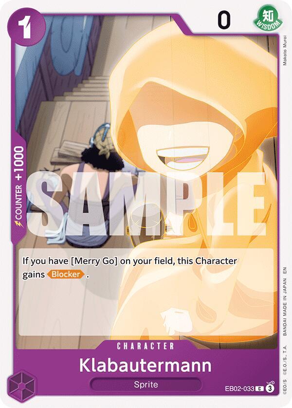 Klabautermann EB02-033 Common Extra Booster: Anime 25th Collection One Piece NM