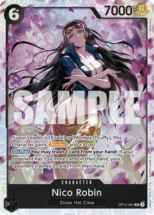 Nico Robin OP12-087 Super Rare Legacy of the Master One Piece Foil Near Mint