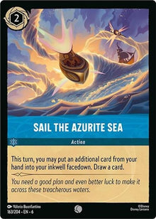 Sail the Azurite Sea 163/204 Common Azurite Sea Lorcana Near Mint