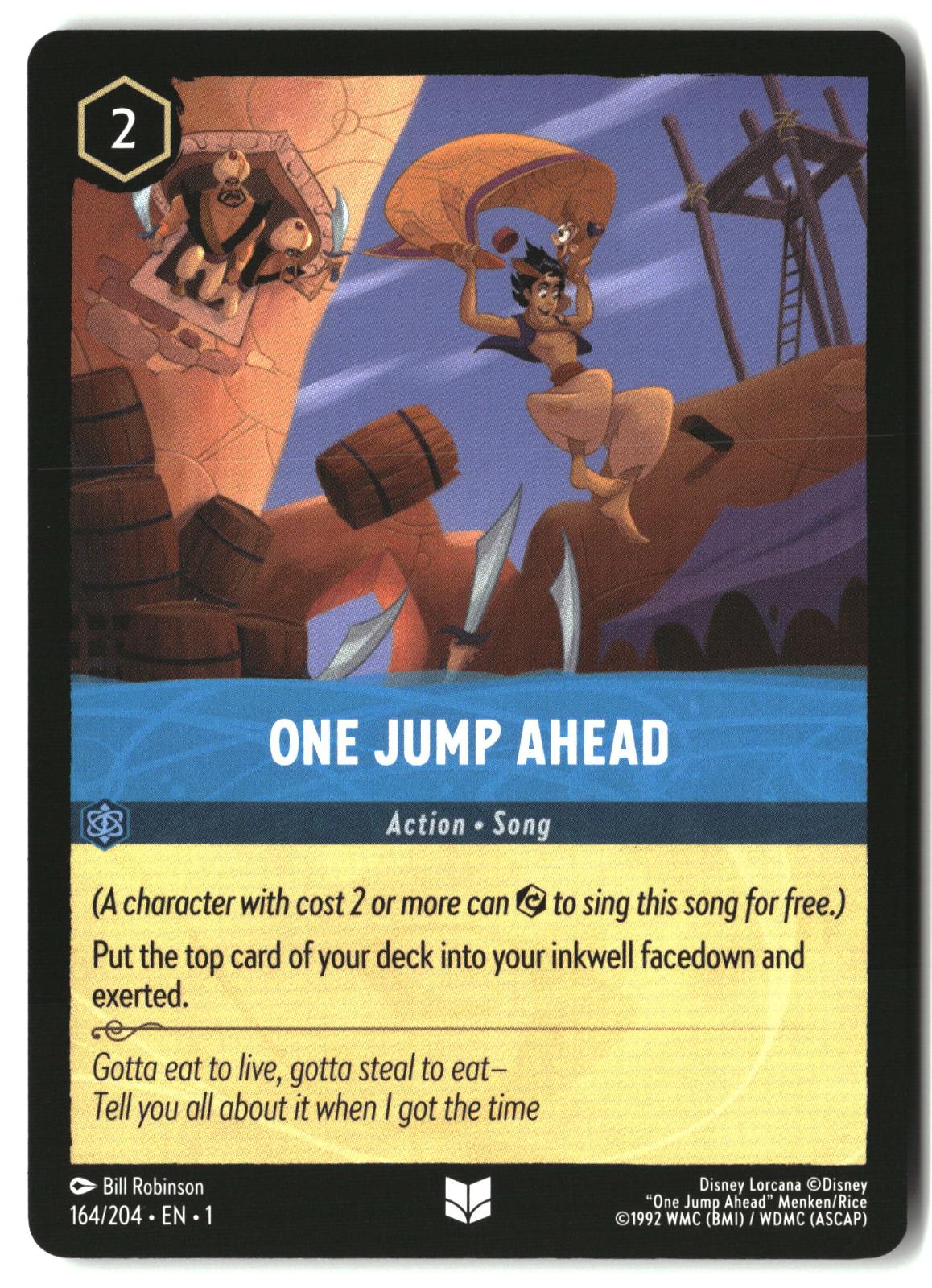 One Jump Ahead 164/204 Uncommon The First Chapter Lorcana Lightly Played