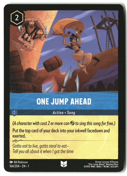 One Jump Ahead 164/204 Uncommon The First Chapter Lorcana Lightly Played