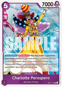 Charlotte Perospero OP11-071 Rare A Fist of Divine Speed One Piece Foil NM