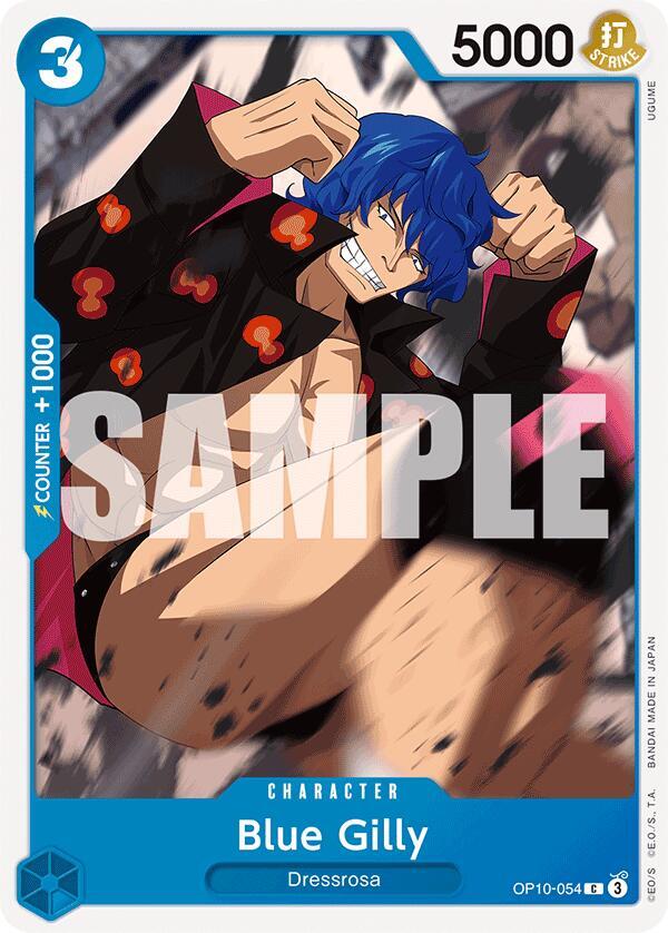 Blue Gilly OP10-054 Common Royal Blood One Piece Near Mint