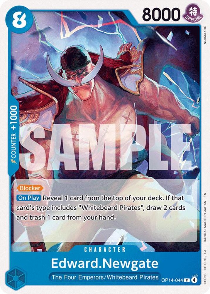 Edward.Newgate OP14-044 Common The Azure Sea's Seven One Piece Near Mint