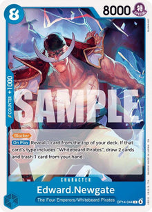 Edward.Newgate OP14-044 Common The Azure Sea's Seven One Piece Near Mint