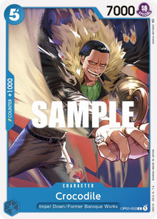 Crocodile OP02-053 Common Paramount War One Piece Near Mint
