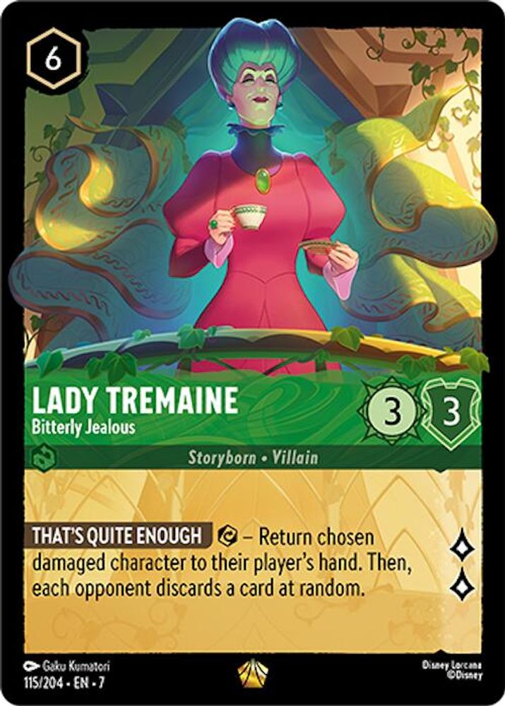 Lady Tremaine - Bitterly Jealous 115/204 Legendary Archazia's Island Lorcana NM
