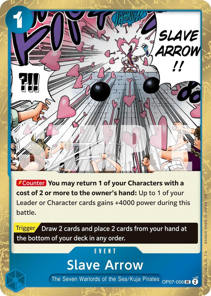Slave Arrow (Pirate Foil) OP07-056 Premium Booster -The Best- Vol. 2 One Piece NM