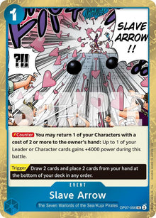 Slave Arrow (Pirate Foil) OP07-056 Premium Booster -The Best- Vol. 2 One Piece NM