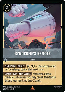 Syndrome's Remote 201/204 Rare Wilds Unknown Lorcana Near Mint