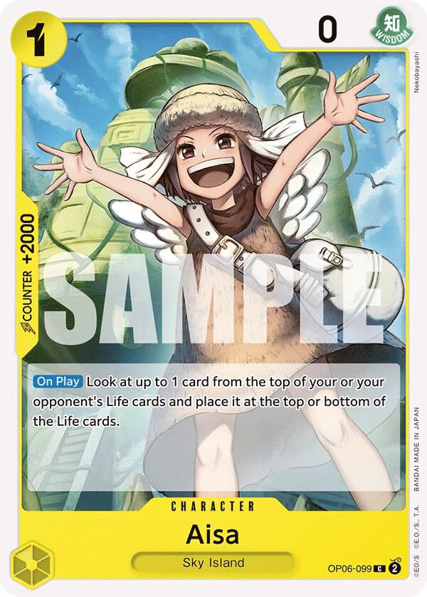 Aisa OP06-099 Common Wings of the Captain One Piece Near Mint