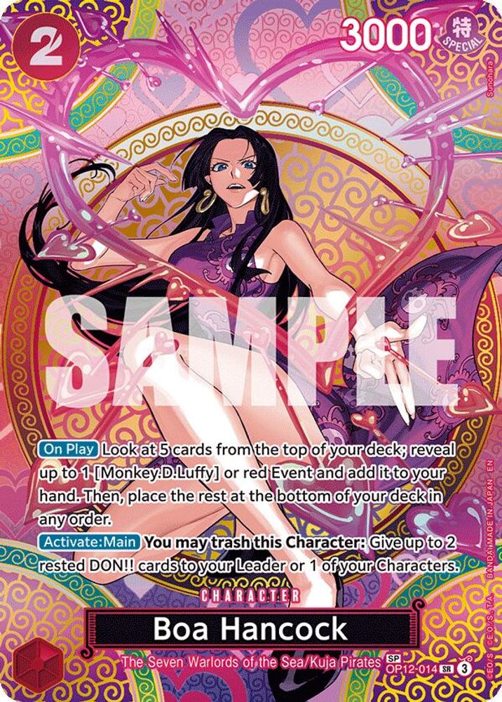 Boa Hancock (SP) OP12-014 Adventure on Kami's Island One Piece Foil NM