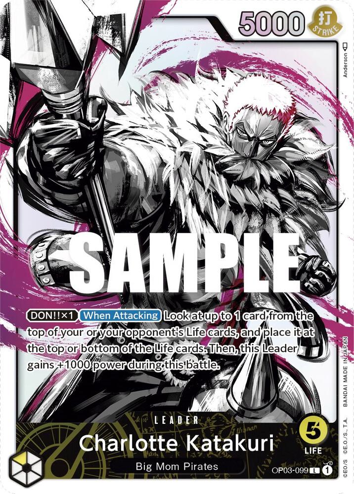 Charlotte Katakuri (099) (Alternate Art) OP03-099 Pillars of Strength One Piece Foil NM