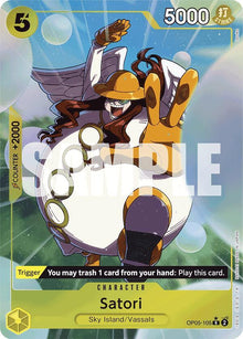 Satori (Alternate Art) OP05-105 Premium Booster -The Best- One Piece Foil NM