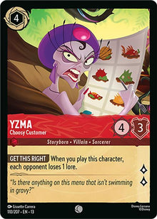 Yzma - Choosy Customer 110/204 Common Attack of the Vine! Lorcana Near Mint