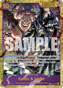 Kaido & Linlin OP08-119 Secret Rare Two Legends One Piece Foil Near Mint