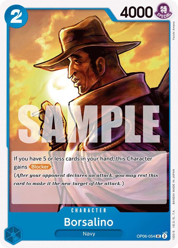 Borsalino OP06-054 Uncommon Wings of the Captain One Piece Near Mint