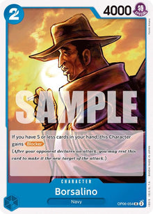 Borsalino OP06-054 Uncommon Wings of the Captain One Piece Near Mint