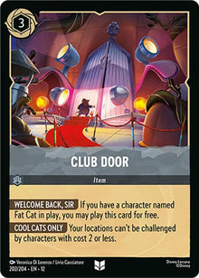 Club Door 202/204 Uncommon Wilds Unknown Lorcana Near Mint