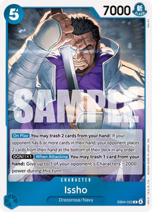 Issho EB04-022 Rare The Azure Sea's Seven One Piece Foil Near Mint