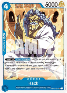 Hack OP10-051 Uncommon Royal Blood One Piece Near Mint
