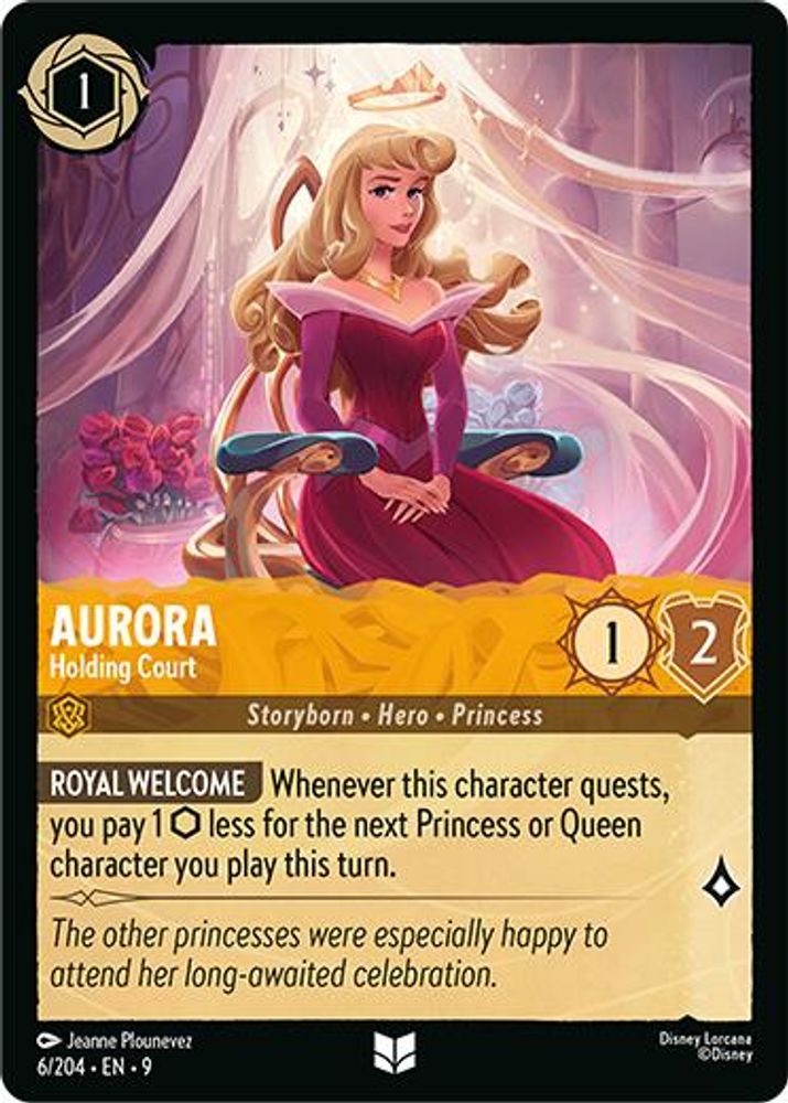 Aurora - Holding Court 6/204 Uncommon Fabled Lorcana Near Mint