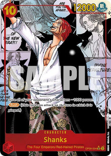 Shanks (004) (Manga) OP09-004 Emperors in the New World One Piece Foil NM