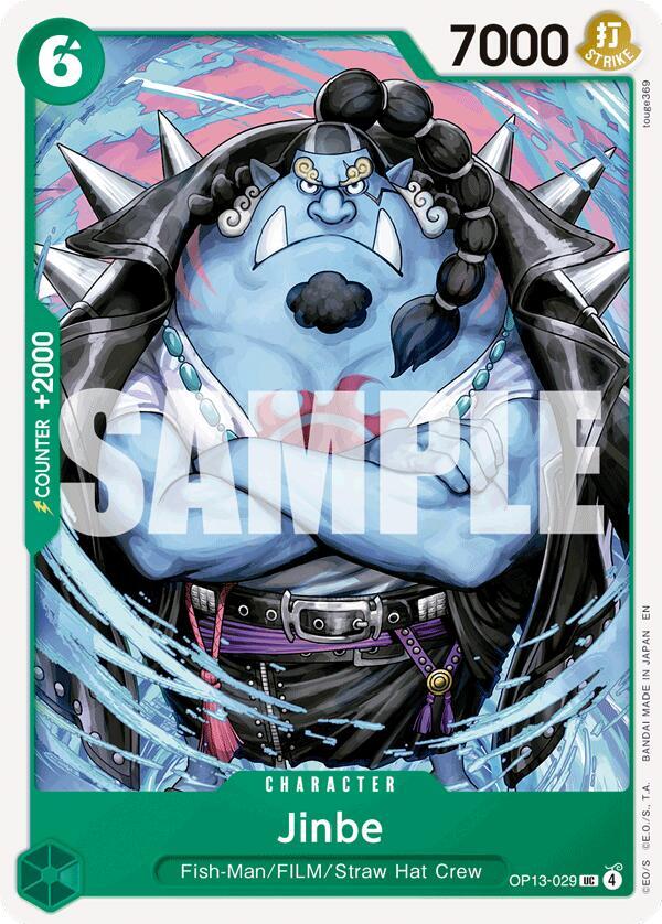 Jinbe OP13-029 Uncommon Carrying On His Will One Piece Near Mint