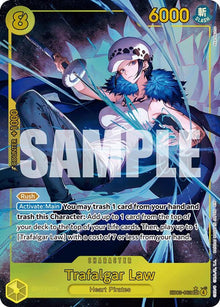 Trafalgar Law (Alternate Art) EB03-062 Extra Booster: One Piece Heroines Edition One Piece Foil NM