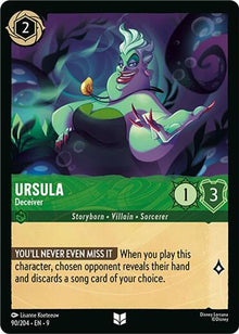 Ursula - Deceiver 90/204 Uncommon Fabled Lorcana Near Mint